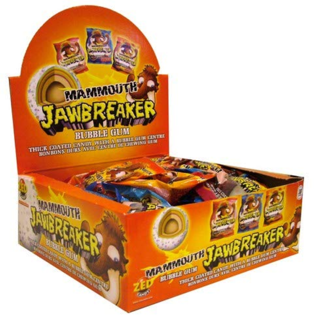ZED CANDY SOUR MAMMOUTH JAW BREAKER 85G